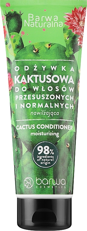 Feuchtigkeitsspendende Haarspülung mit Kaktus - Barwa Natural Cactus Conditioner Moisturizing 98 % Natural Origin Ingredients — Bild N1