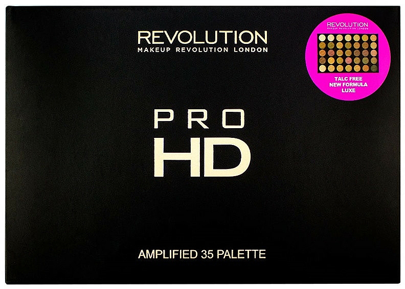 Lidschattenpalette - Makeup Revolution Pro HD Palette Amplified 35 — Bild N4