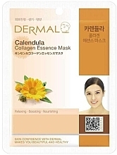 Düfte, Parfümerie und Kosmetik Gesichtsmaske mit Kollagen und Calendula  - Dermal Calendula Collagen Essence Mask 