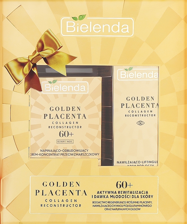 Set - Bielenda Golden Placenta 60+ (eye/cor/15ml + cr/50ml) — Bild N1