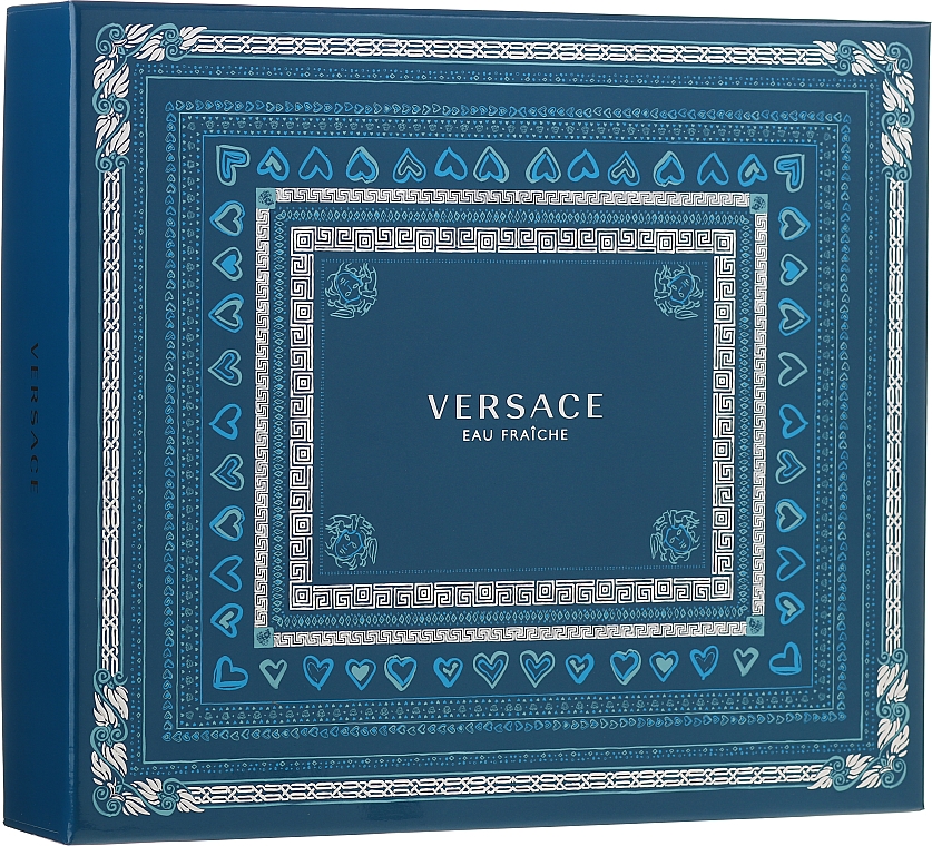 Versace Man Eau Fraiche - Duftset (Eau de Toilette 100ml + Duschgel 150ml + Eau de Toilette 10ml) — Bild N1