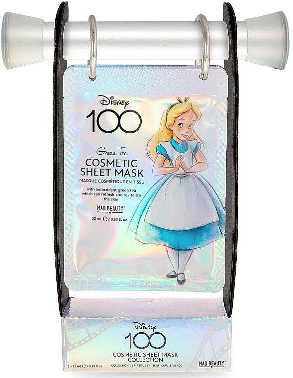 Gesichtsmasken-Set - Mad Beauty Disney 100 Face Mask Collection (Gesichtsmaske 5x25ml)  — Bild N1