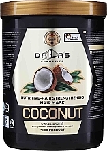Düfte, Parfümerie und Kosmetik Stärkende Haarmaske für mehr Glanz mit natürlichem Kokosöl - Dalas Cosmetics Coconut