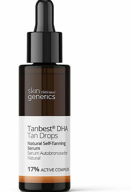 Selbstbräuner für das Gesicht - Skin Generics Tanbest DHA Serum — Bild N1