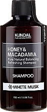Düfte, Parfümerie und Kosmetik Feuchtigkeitsspendendes Shampoo mit weißem Moschus - Kundal Honey & Macadamia Shampoo White Musk
