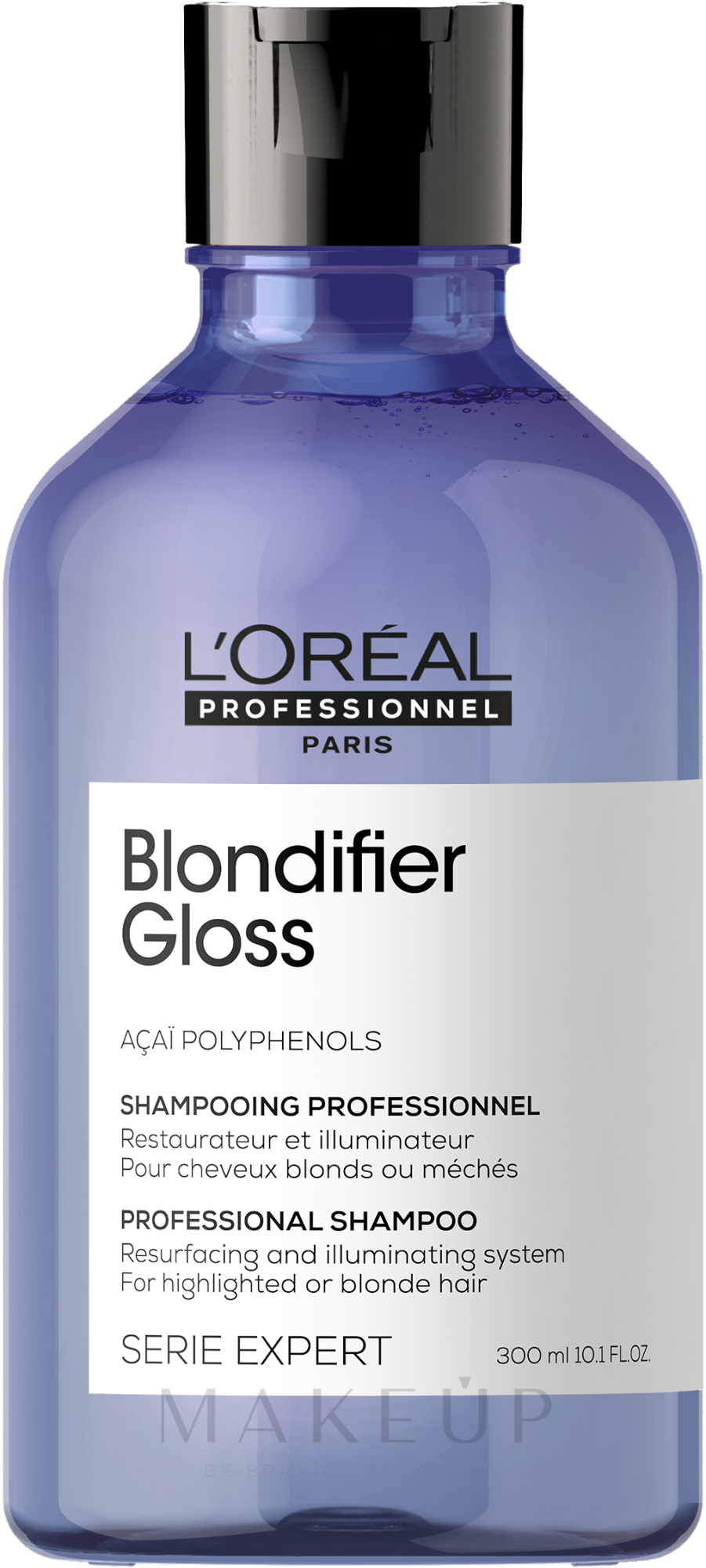 Wiederaufbauendes Gloss Shampoo für blondiertes Haar - L'Oreal Professionnel Serie Expert Blondifier Gloss Shampoo — Bild 300 ml NEW