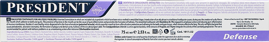 Zahnpasta Clinical Defense - PresiDENT — Bild N4