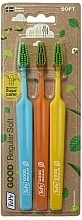 Düfte, Parfümerie und Kosmetik Zahnbürstenset blau, orange, gelb 3 St. - Tepe Good Regular 3 Pack Toothbrush Soft