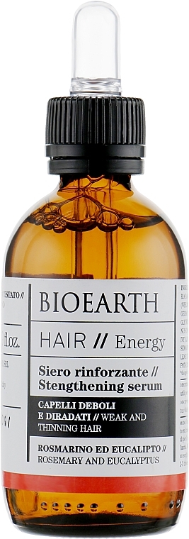 GESCHENK! Stärkendes Haarserum - Bioearth Hair Strengthening Serum (Probe)  — Bild N1