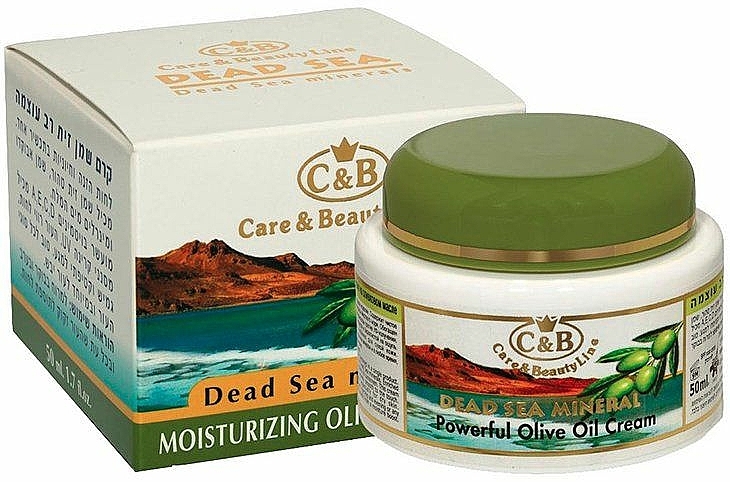Feuchtigkeitsspendende Gesichtscreme mit Olivenöl und Mineralien aus dem Toten Meer - Care & Beauty Line Powerful Olive Oil Cream