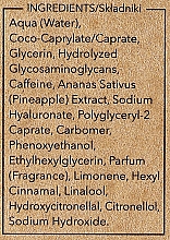Feuchtigkeitsspendendes und energiespendendes Serum für Gesicht, Hals und Dekolleté - Ziaja Ananas Serum  — Bild N3