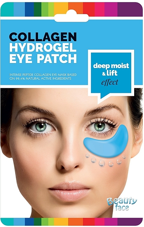 Collagen-Augenmaske mit Algen - Beauty Face Collagen Hydrogel Eye Mask — Bild N1
