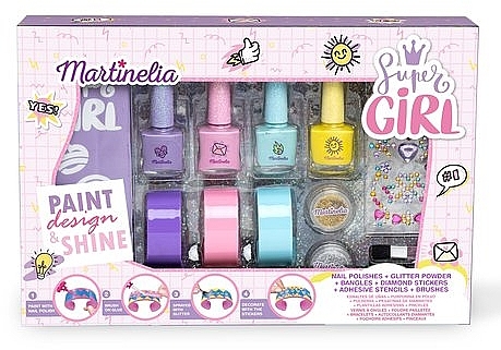 Nagellack-Set - Martinelia Super Girl Nails & Bracelet Set — Bild N2