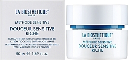 Intensiv pflegende und entspannende reichhaltige Gesichtscreme für extrem trockene und empfindliche Haut - La Biosthetique Douceur Sensitive Riche Cream — Bild N2