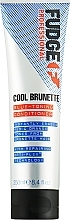 Blauer Conditioner gegen Rot- und Orangetöne für farbbehandeltes brünettes Haar, tube - Fudge Cool Brunette Blue-Toning Conditioner — Bild N1