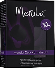 Düfte, Parfümerie und Kosmetik Universelle Menstruationstasse XL schwarz - MeLuna Menstrual Cup Midnight