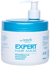 Düfte, Parfümerie und Kosmetik Haarmaske mit Macadamiaöl, Leinöl, Provitamin B5 und Glycerin - New Anna Cosmetics Expert Hair Mask