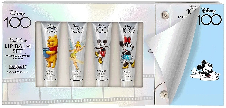 Lippenbalsam-Set - Mad Beauty Disney 100 Mickey Mouse Lip Balm Set  — Bild N2