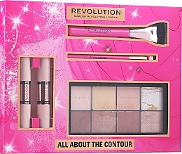 Make-up Set 5 St. - Makeup Revolution All About The Contour Gift Set — Bild N2