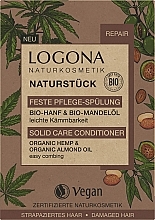 Fester Conditioner Hanf- und Mandelöl - Logona Organic Hemp & Organic Almond Oil Solid Care Conditioner — Bild N1