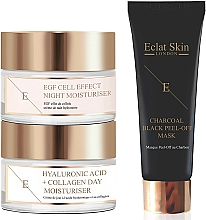 Düfte, Parfümerie und Kosmetik Gesichtspflegeset - Eclat Skin London Giftset (Tagesceme 50ml + Nachtcreme 50ml + Gesichtsmaske 50ml)