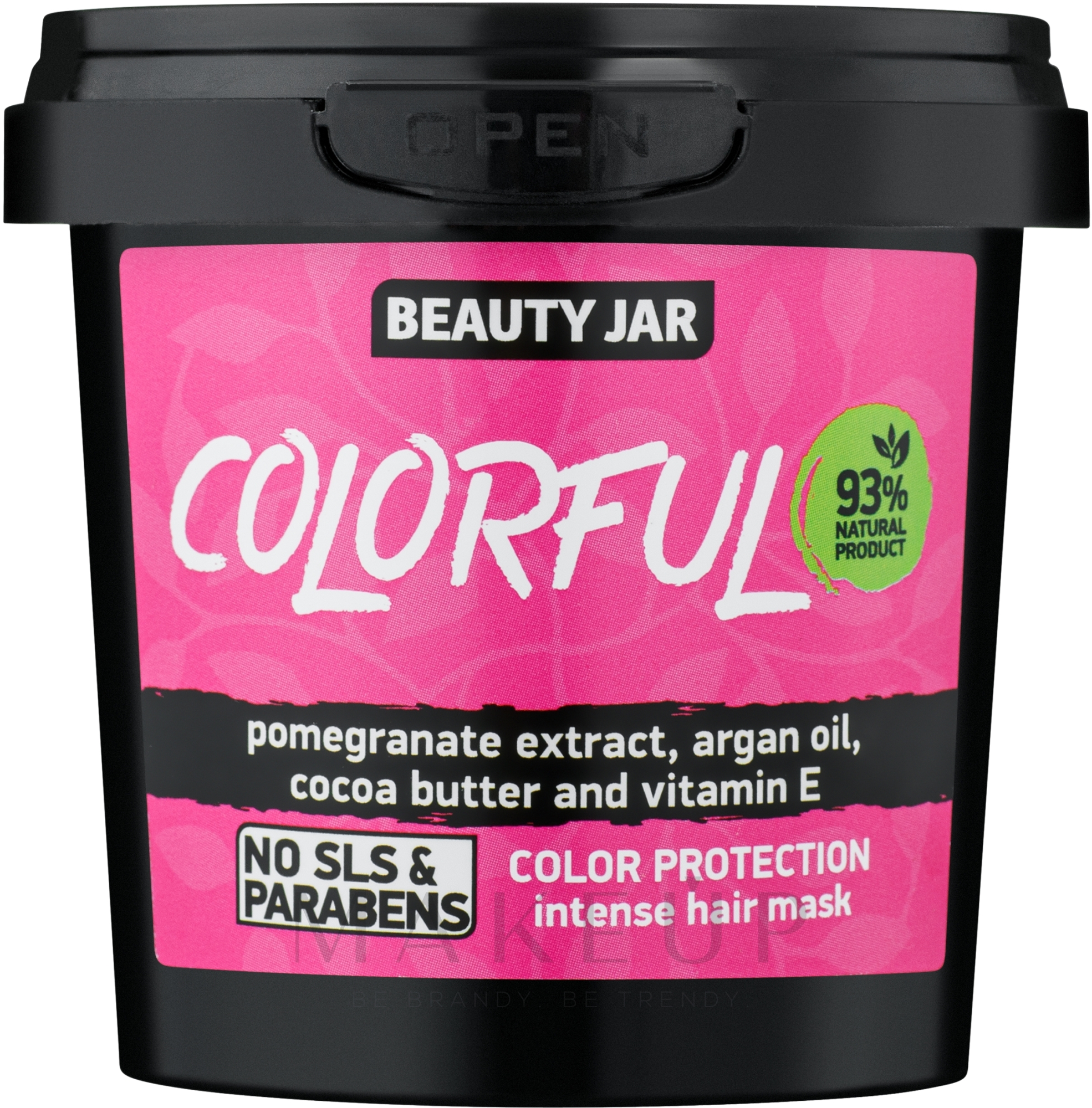 Intensive Maske für gefärbtes Haar Farbschutz - Beauty Jar Colorful Intense Hair Mask — Bild 140 g