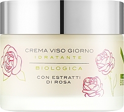 Düfte, Parfümerie und Kosmetik Feuchtigkeitsspendende Gesichtscreme mit Bio-Rosenextrakten - Kaloderma Crema Viso Giorno