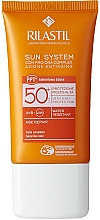 Anti-Aging Sonnenschutzcreme für das Gesicht SPF 50 - Rilastil Sun System Age Repair SPF50+ Crema Solare Viso — Bild N1