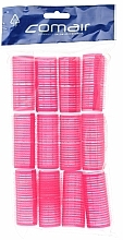 Düfte, Parfümerie und Kosmetik Klettwickler Velcro plus 12 St. 25 mm rosa - Comair