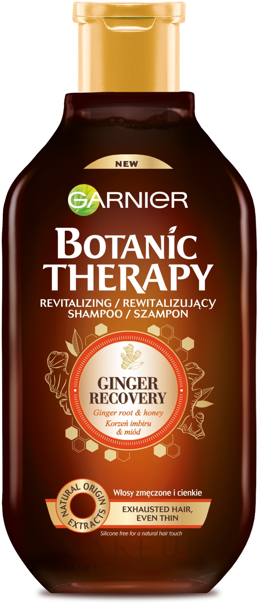 Stärkendes Shampoo mit Ingwer-Wurzel und Honig - Garnier Botanic Therapy — Bild 400 ml