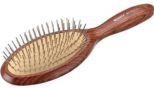 Haarbürste Rosenholz 23 cm - Golddachs — Bild N1