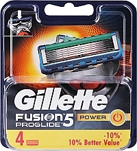 Düfte, Parfümerie und Kosmetik Ersatzklingen 4 St. - Gillette Fusion ProGlide Power