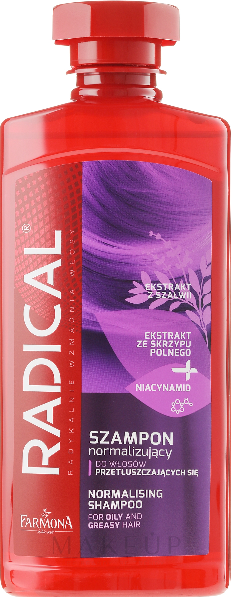 Shampoo für fettiges Haar - Farmona Radical Normalising Shampoo For Oily Hair — Bild 400 ml