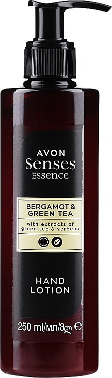 Handlotion Bergamotte und grüner Tee - Avon Senses Essence Bergamot & Green Tea Hand Lotion — Bild N1