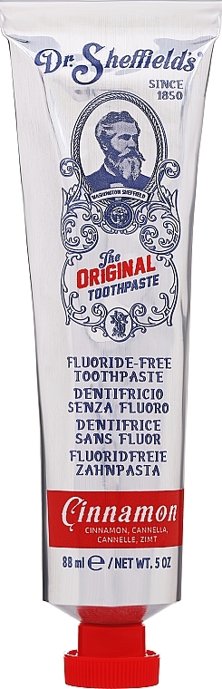 Zahnpasta mit Zimt - Dr. Sheffield's The Original Toothpaste  — Bild N1