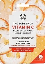 Energetisierende und feuchtigkeitsspendende Tuchmaske für mehr Leuchtkraft mit Vitamin C - The Body Shop Vitamin C Glow Sheet Mask — Bild N2