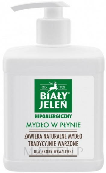 Hypoallergene Flüssigseife - Bialy Jelen Hypoallergenic Soap — Bild 500 ml