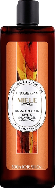 Dusch- und Badegel Millefiori Honey - Phytorelax Laboratories Floral Ritual Bath & Shower Gel — Bild N1