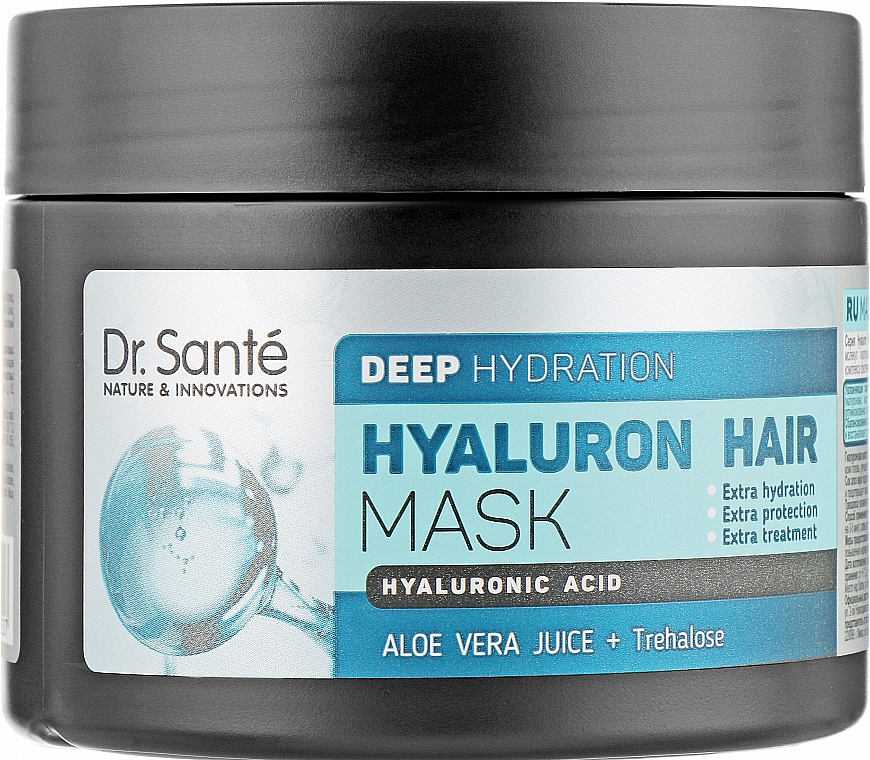 Feuchtigkeitsspendende Haarmaske - Dr. Sante Hyaluron Hair Deep Hydration Mask — Bild N1