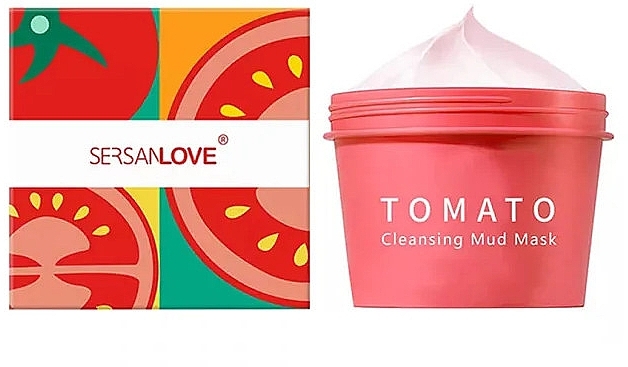 GESCHENK! Reinigende Schlamm-Gesichtsmaske mit Tomatenextrakt - Sersanlove Tomato Cleansing Mud Mask — Bild N1