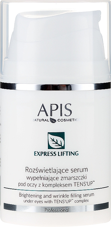 Aufhellendes Serum gegen Augenfältchen - APIS Professional Express Lifting Brightening Filling Wrinkle Serum With Tens UP — Bild N1