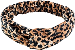 Stirnband roter Leopard Knit Fashion Twist - MAKEUP Hair Accessories — Bild N1