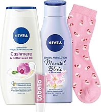 Pflegeset für Männer - NIVEA Girl's Stuff (sh/gel/250ml + b/lotion/200ml + lip/balm/5,5ml + socks) — Bild N3