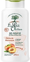 Duschgel mit Bio-Olivenwasser und Pfirsich - Le Petit Olivier Shower Gel — Bild N1