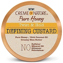 Düfte, Parfümerie und Kosmetik Haarcreme - Creme of Nature Pure Honey Twist & Hold Defining Custard