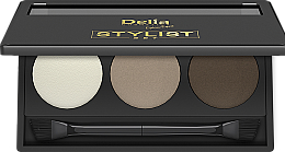 Augenbrauen Lidschatten-Palette - Delia Cosmetics Eyebrow Expert Stylist Set — Foto N3
