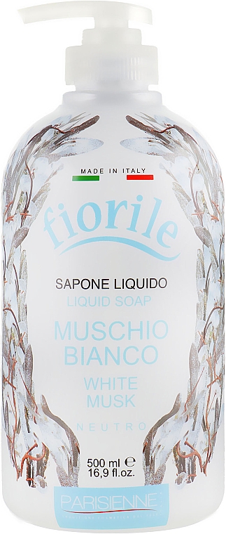 Flüssigseife Weißer Moschus - Parisienne Italia Fiorile White Musk Liquid Soap — Bild N1