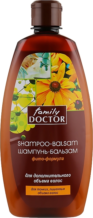 Shampoo für mehr Volumen mit Baumwolle- und Calamus-Extrakt - Family Doctor — Bild N2