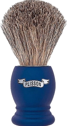 Rasierpinsel blau - Plisson Essential Russian Grey Shaving Brush — Bild N1