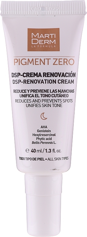 Depigmentierende Gesichtscreme - MartiDerm Pigment Zero DSP-Renovation Cream — Bild N3